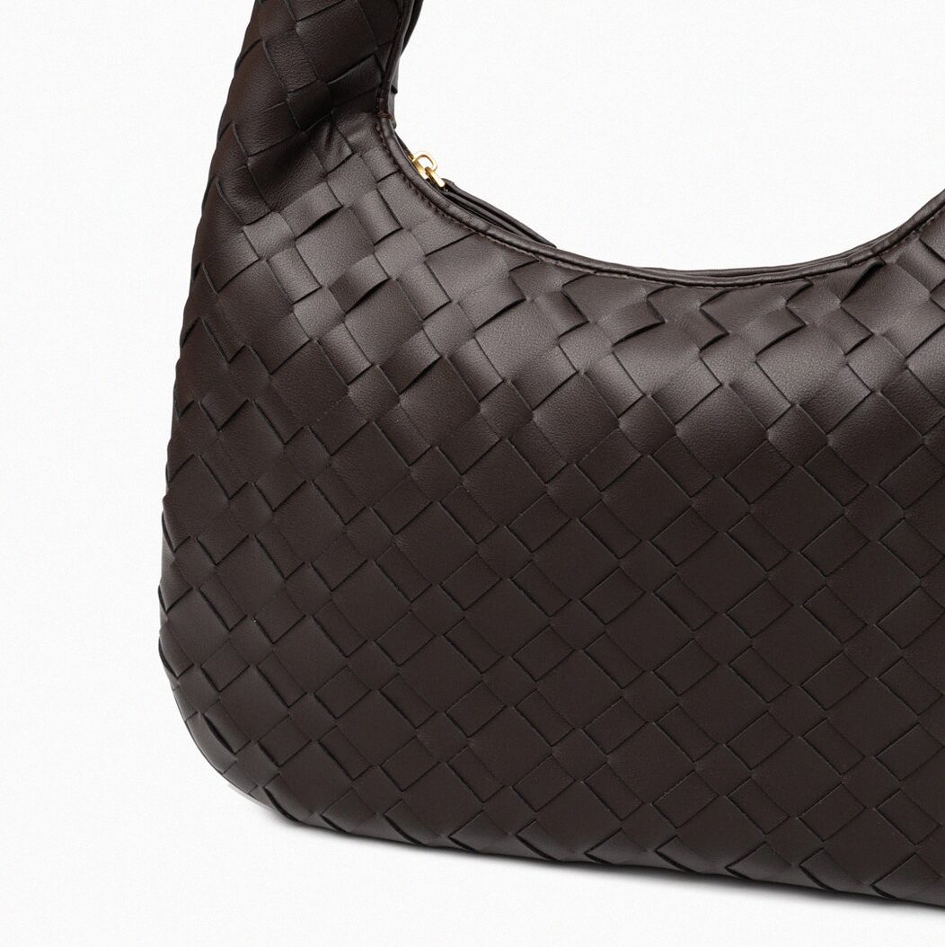 Elise Woven Shoulder Bag