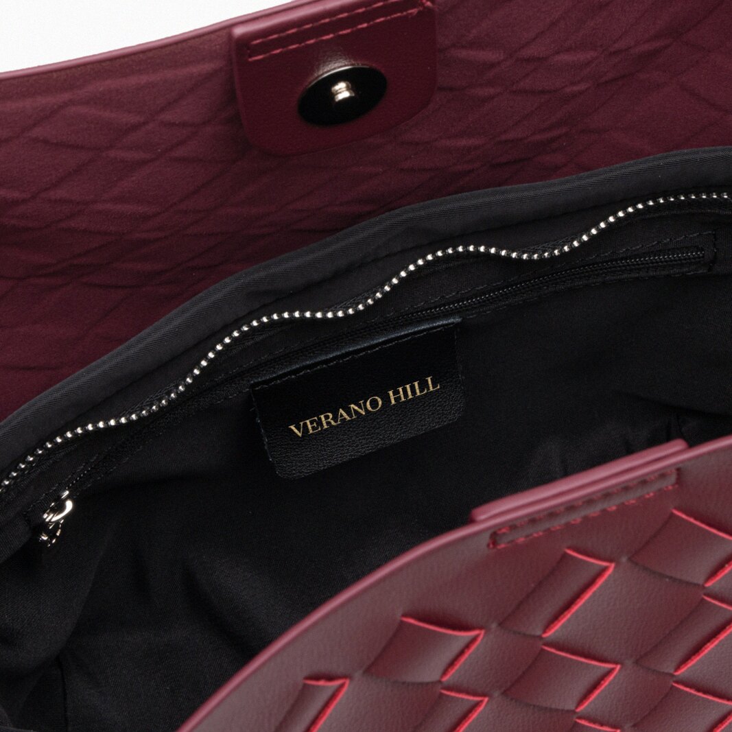 Mila Woven Shoulder Bag