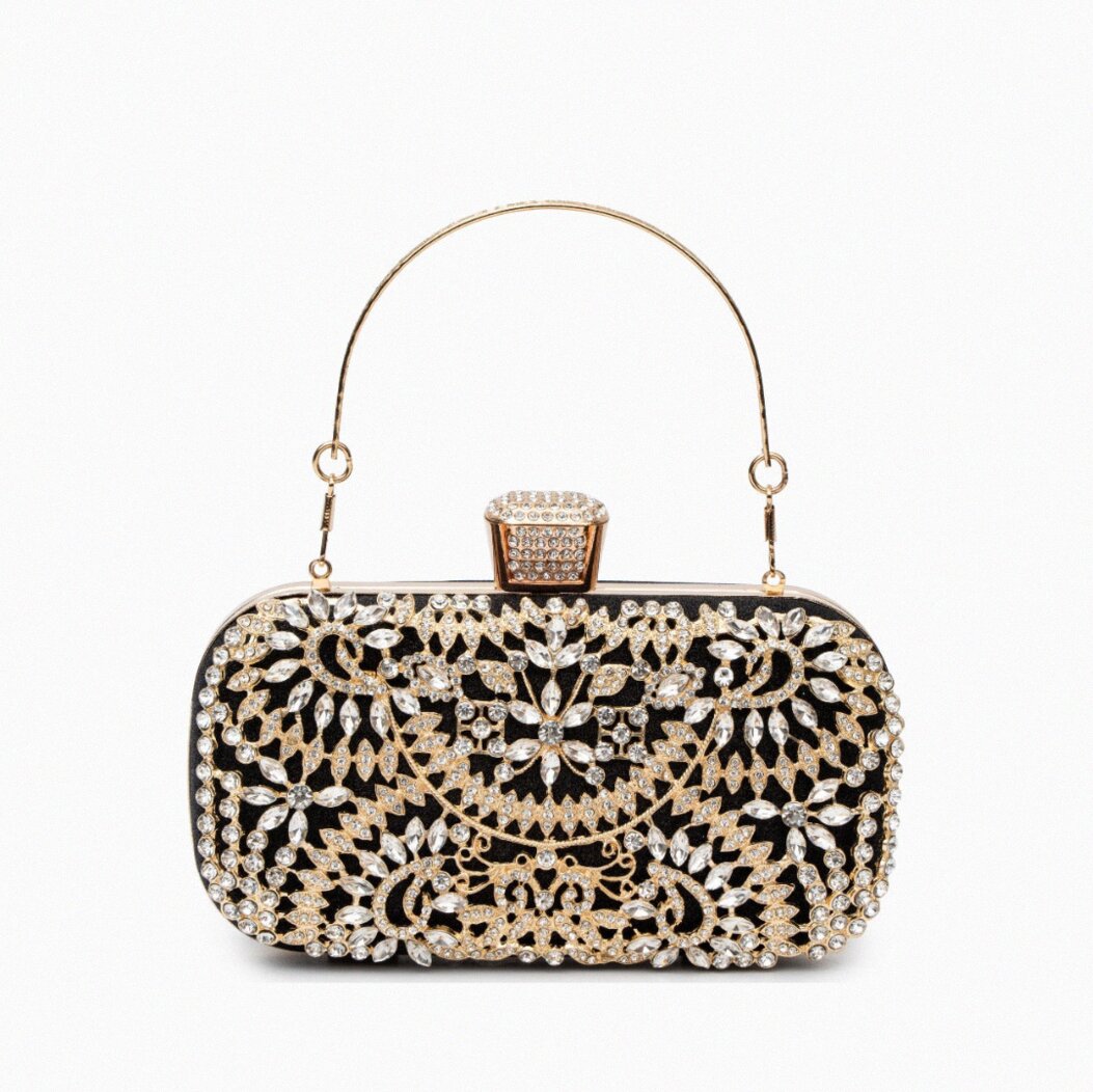 Luxurious Flower Clutch Bag